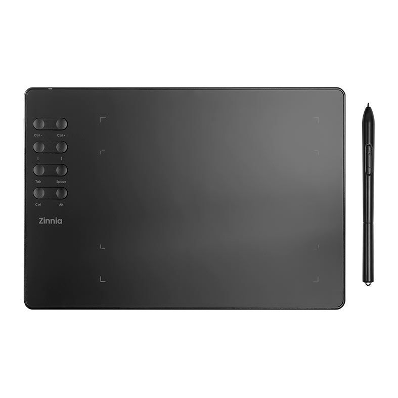 Mesa Digitalizadora Zinnia Momentum MT100PRO 16384 Niveis Preto