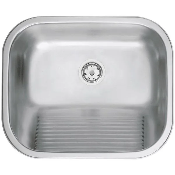 Tanque De Encaixe Tramontina Hera 34 Litros Em Aço Inox Acetinado 50x40 Cm