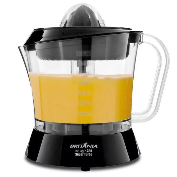 Espremedor De Frutas Britania Bellagio 350 Turbo 110v -