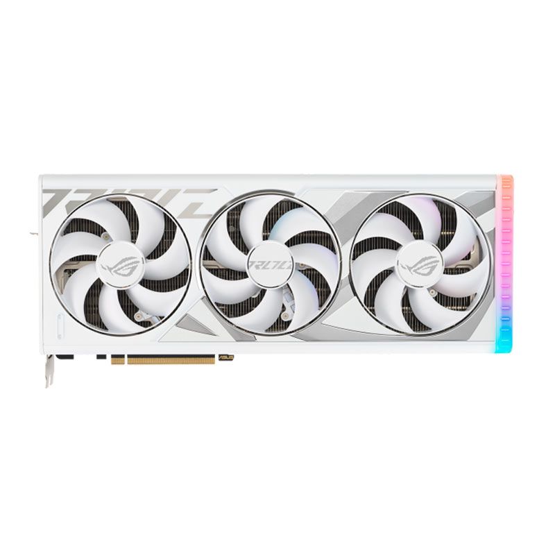 Placa de Video Asus GeForce RTX 4080 Super ROG Strix White OC Edition 16GB GDDR6X