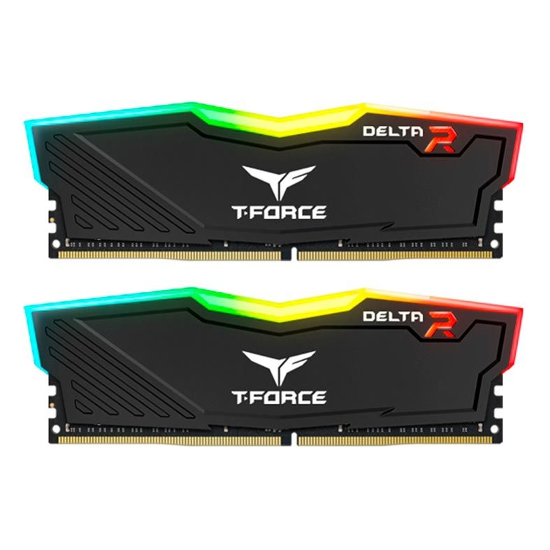 Memoria Team Group T-Force Delta RGB 16GB DDR4 3000MHz Preta