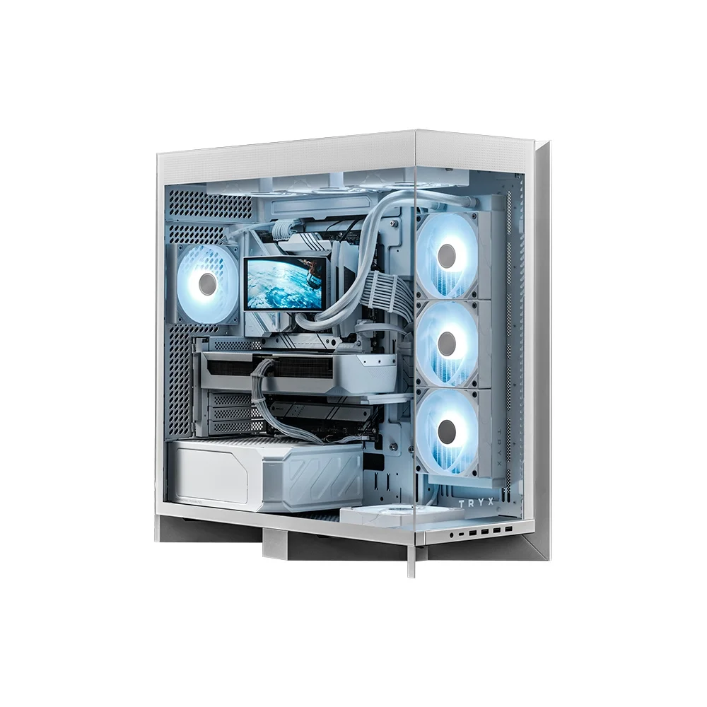 Gabinete Gamer TRYX Luca L70 Full-Tower E-ATX Branco
