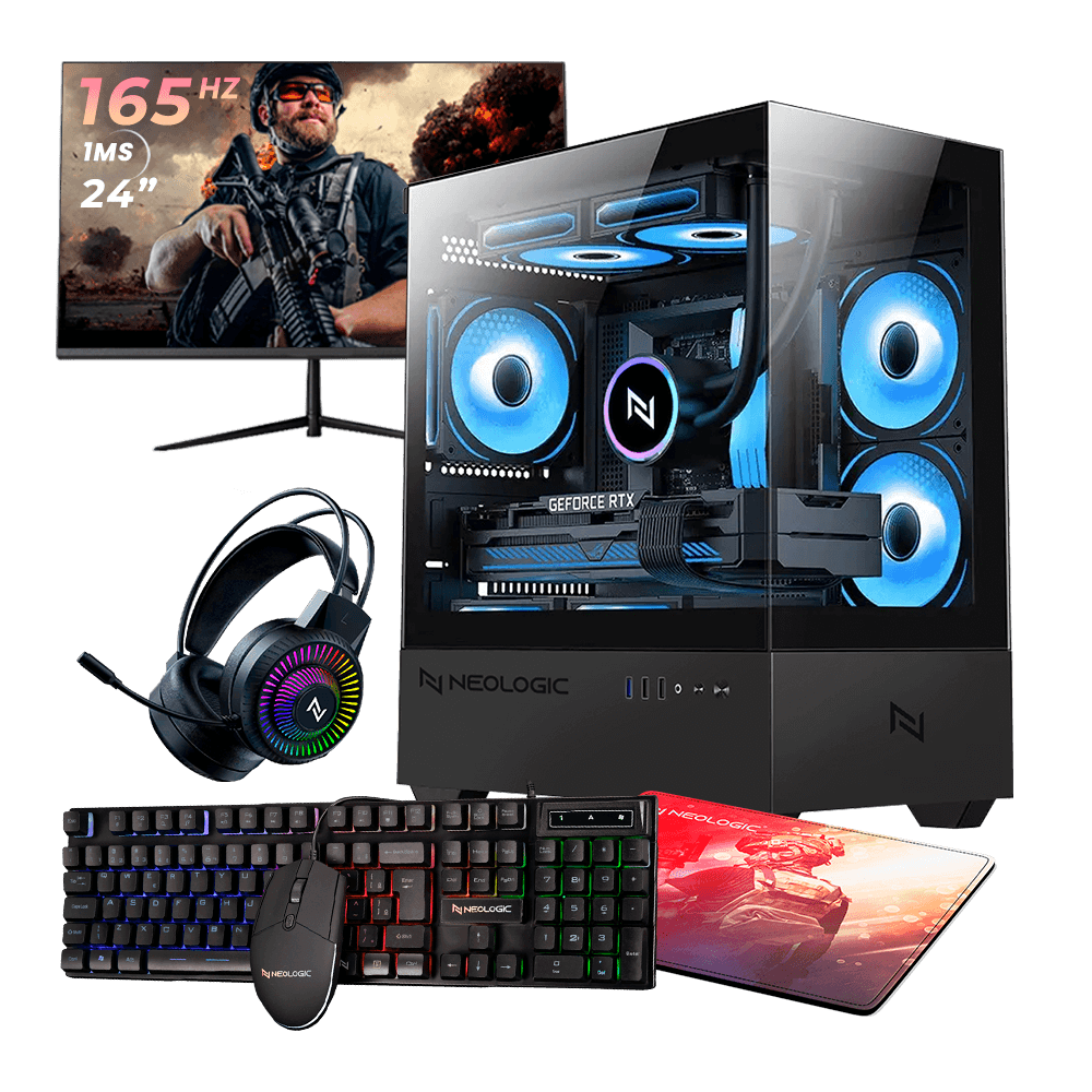 PC Gamer Ryzen 5 7600 32GB DDR5 5200Mhz RTX 4060 B650 SSD 1TB
