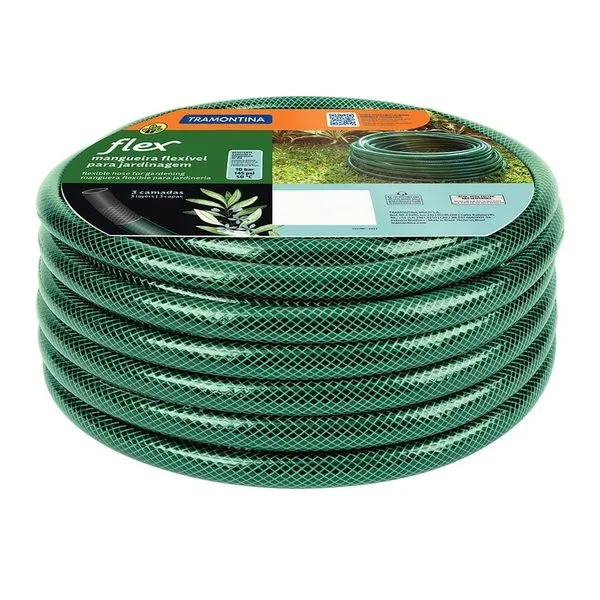 Mangueira Tramontina Flex em PVC com 3 Camadas 30 Metros Verde