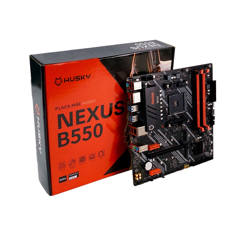 Placa-Mãe Husky Nexus B550 Micro-ATX