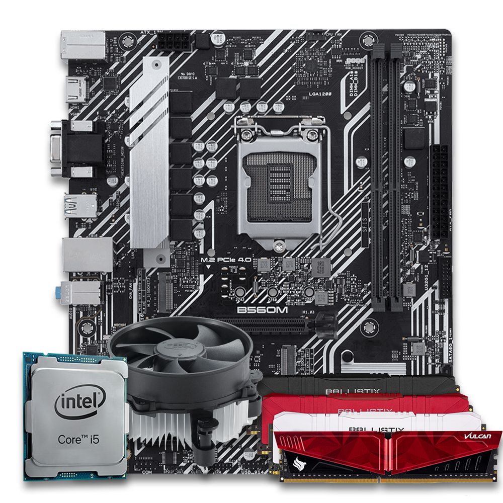 Pichau Kit Upgrade Intel i5-11400F B560M DDR4 8GB