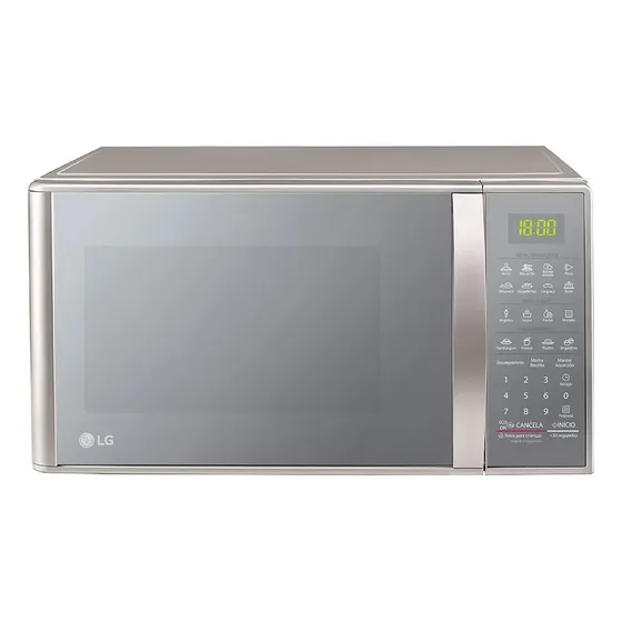 Micro-ondas LG 30L Prata Limpa Fácil 127V