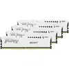 Memória RAM Kingston Fury Beast, 128GB (4x32GB), 5600MHz, DDR5, CL40,para Intel XMP, Branco - KF556C40BWK4-128