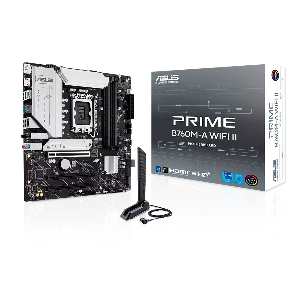 Placa-Mãe ASUS PRIME B760M-A WIFI II Intel