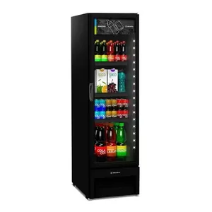 Visa Cooler Refrigerador Multiuso Expositor Vertical 296L VB28RH All Black 220V Metalfrio Visa Cooler Refrigerador Multiuso Expositor Vertical 296l Vb28rh All Black 220v - Metalfrio 220v