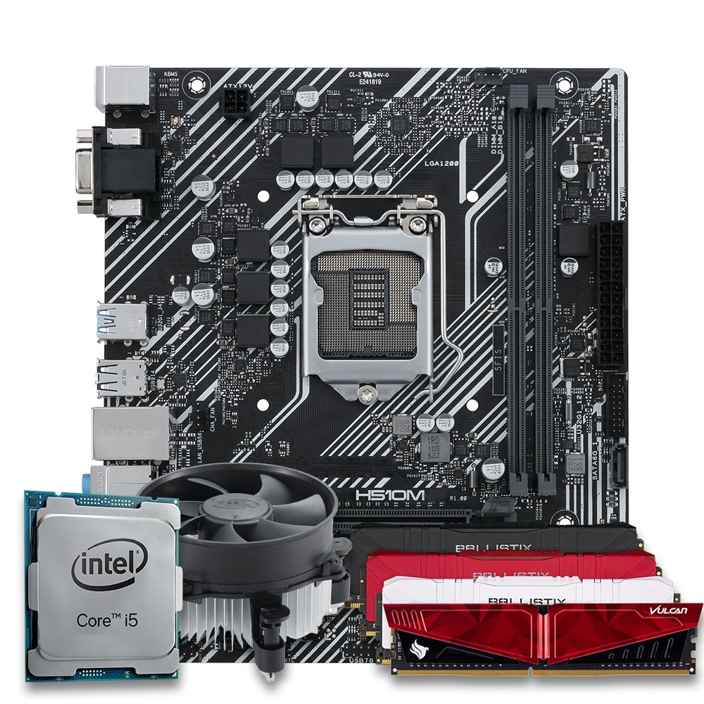 Pichau Kit i5-11400F H510