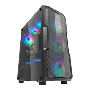 Gabinete Gamer Aigo DarkFlash Aquarius Mesh Mid-Tower Preto