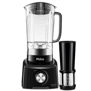 Liquidificador Philco 1200W 3L 12 Velocidades Preto Turbo Pro 127V