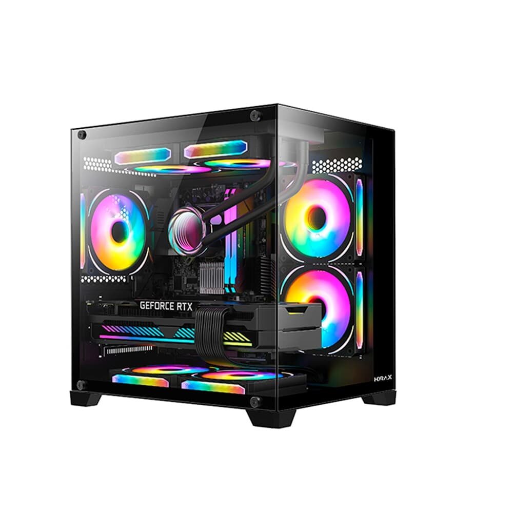 Gabinete Gamer Hyrax HGB705 Mini Tower M-ATX