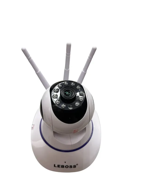 Câmera De Segurança Ip Wi-fi Leboss Lb-ca128 Com Visão Noturna, Áudio Bidirecional E Controle Remoto.