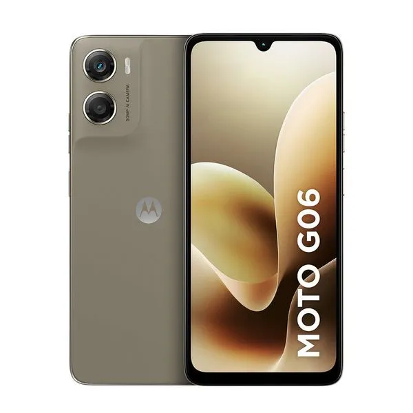Smartphone Moto G06, Câmera 50 MP, 256 GB, 4G, XT2523 bege