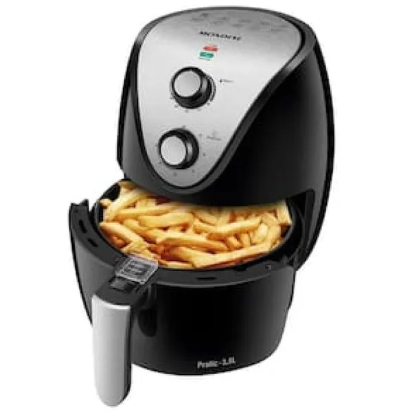 Fritadeira Elétrica Sem Óleo Air Fryer Mondial AF-30 Family Inox IV 3,5l  Preta Preto / 110