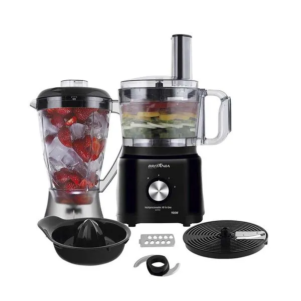 Multiprocessador de Alimentos Britânia BMP900P 5 em 1 - 220V UNICA