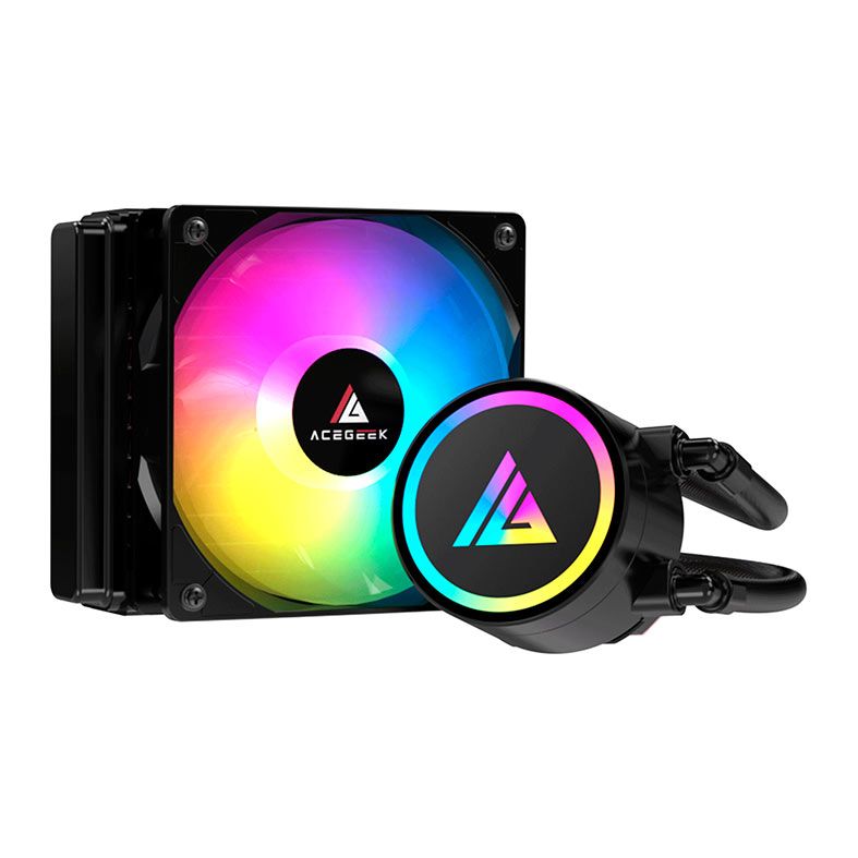 Water Cooler Acegeek E120 Rainbow 120mm Preto
