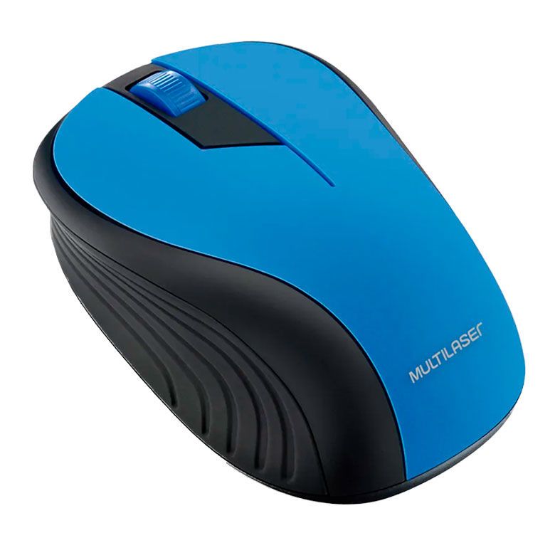 Mouse Multi Wireless 1200Dpi Preto Azul MO215