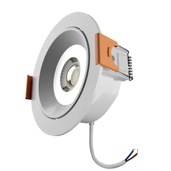 Spot De Embutir Easy Led 5W Redondo 4K Branco 90X32Mm Bivolt Llumm Bronzearte