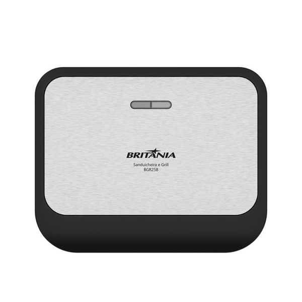 Sanduicheira E Grill Britânia Inox 2 Em 1 750W BGR25B 220V