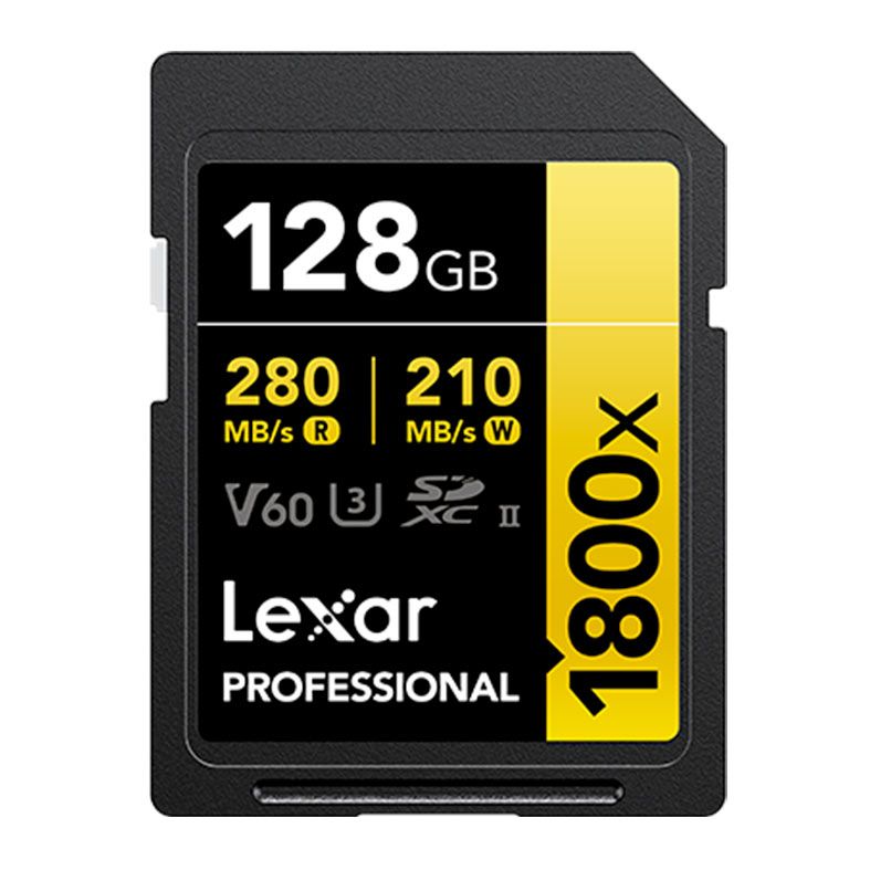 Lexar Professional 1800x 128GB SDXC UHS-II