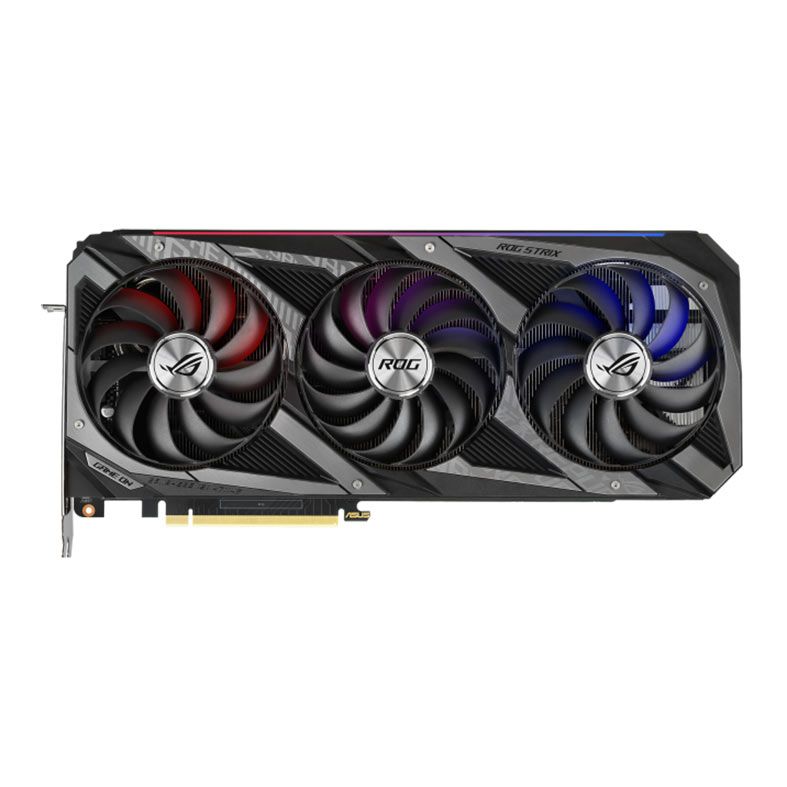Placa de Vídeo Asus GeForce RTX 3060 Ti ROG Strix OC 8GB