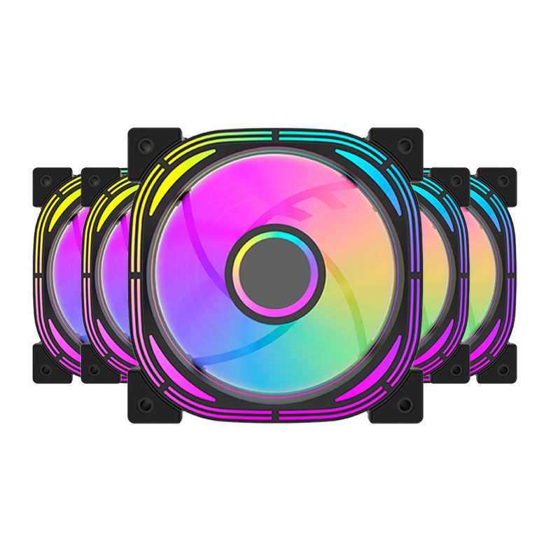 Kit Ventoinhas Aigo Darkflash Infinity 24 Pro ARGB 5x120mm
