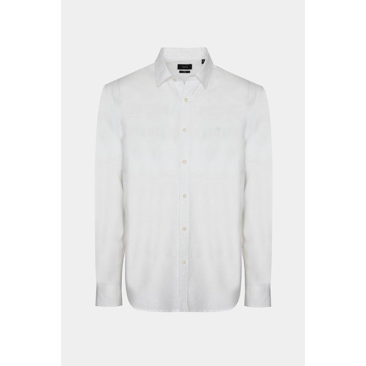 Camisa Aramis Manga Longa Regular Linho Branco