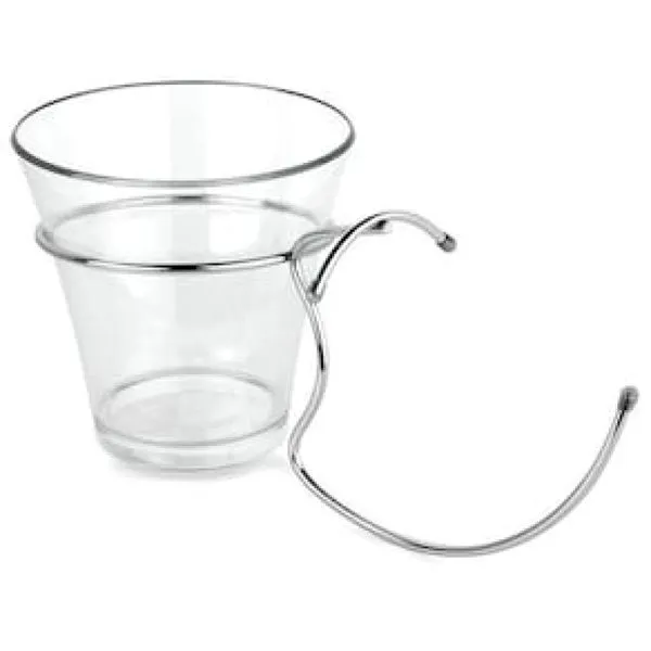 Balde para Champagne Forma com Suporte Transparente