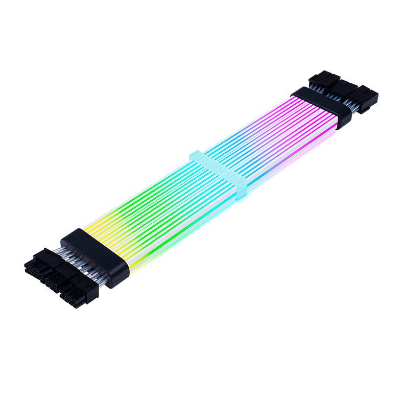 Cabo Extensor Sleeved 24P Acegeek AC38 ARGB 345mm Preto
