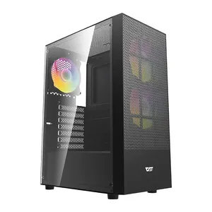 Gabinete Gamer Aigo DarkFlash A290 Mesh ARGB Mid-Tower Vidro Preto