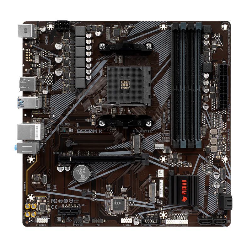 Placa Mae Pichau B550M-K DDR4 Socket AM4