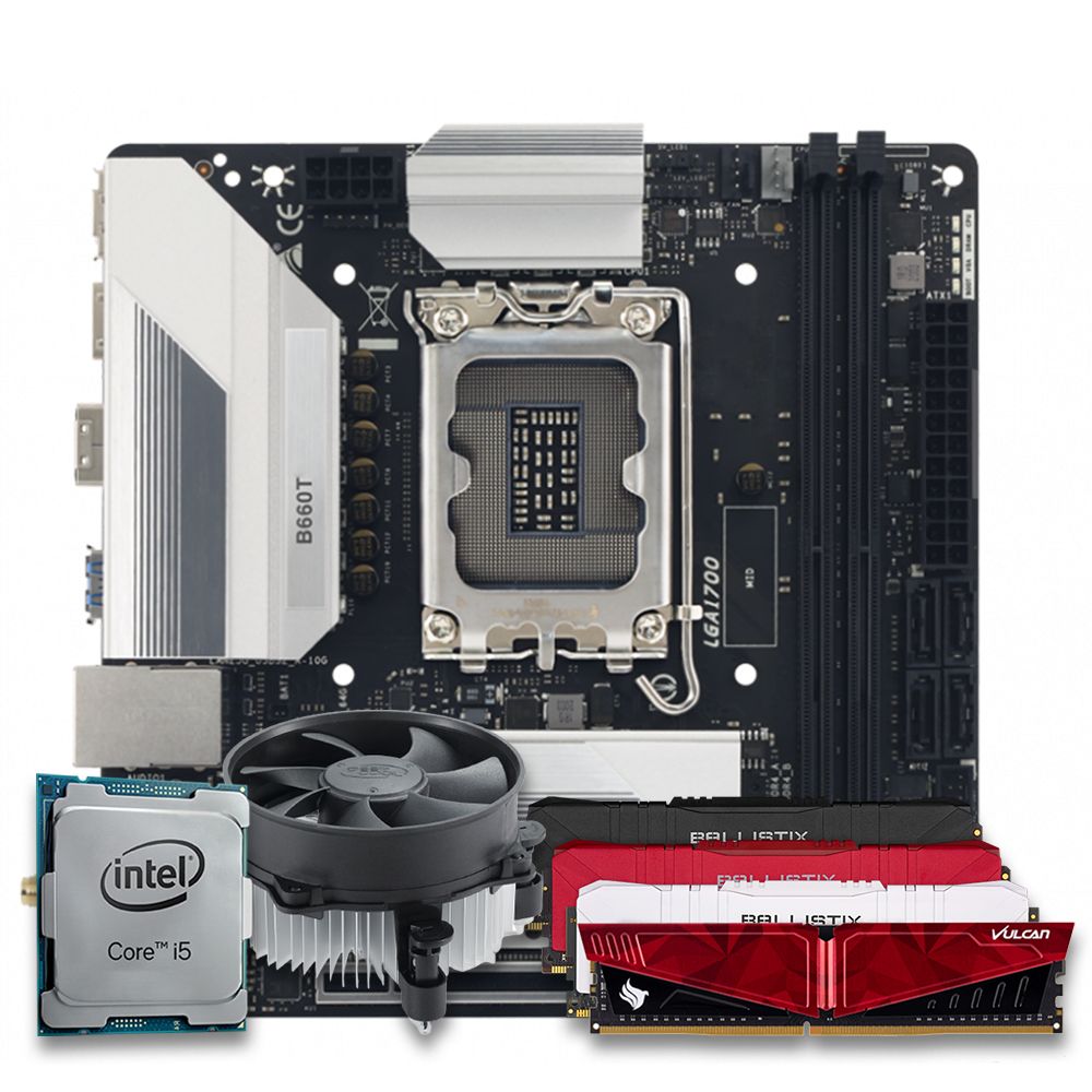 Pichau Kit Upgrade i5-12400 B660T DDR4