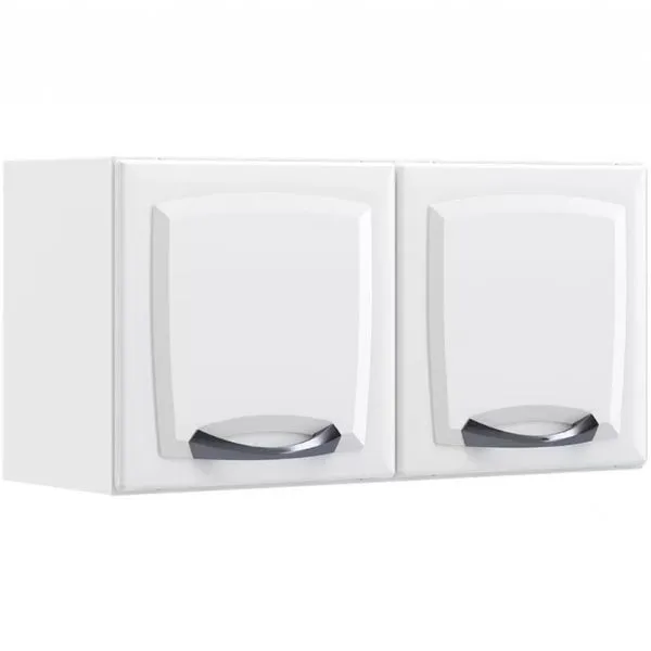 Armário Aéreo Duplo Itatiaia New Premium com 2 Portas - 80cm de largura Branco