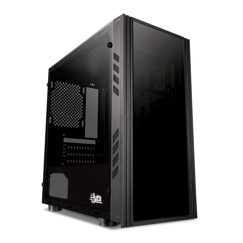 Gabinete Aigo Mini Preto Lateral Acrílico
