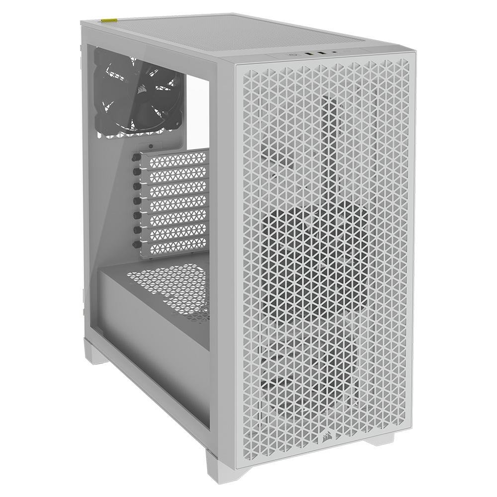 Gabinete Gamer Corsair 3000D Airflow Mid-Tower ATX, Vidro Temperado, Branco