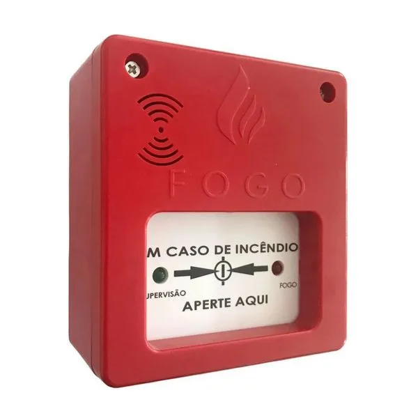 Acionador Manual C- Sirene Segurimax - Alarme Incêndio