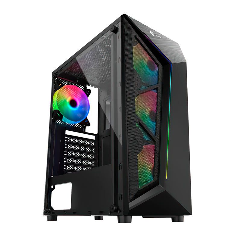 Gabinete Hayom GB1713 RGB 4 Fans