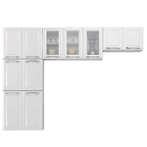 Cozinha Diamante com 11 Portas Itatiaia Branco