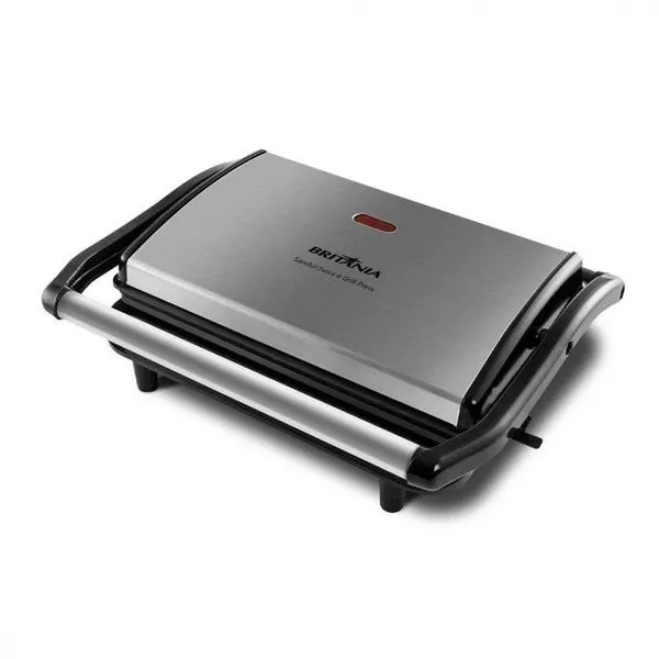 Grill E Sanduicheira Britânia Bgr27I Press 2 Em 1 Preto 220V 220