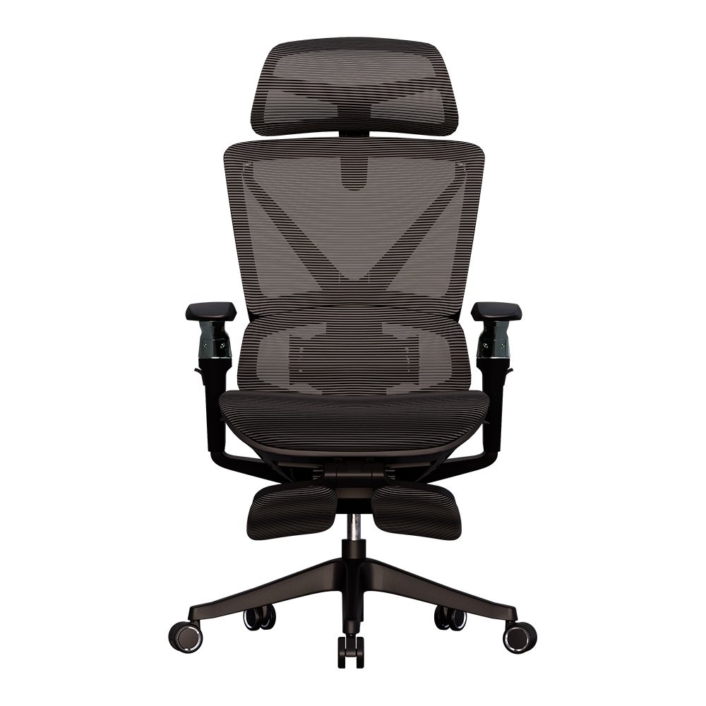 Cadeira Office Elements Calaena Até 120kg Reclinável Malha Preta 72098