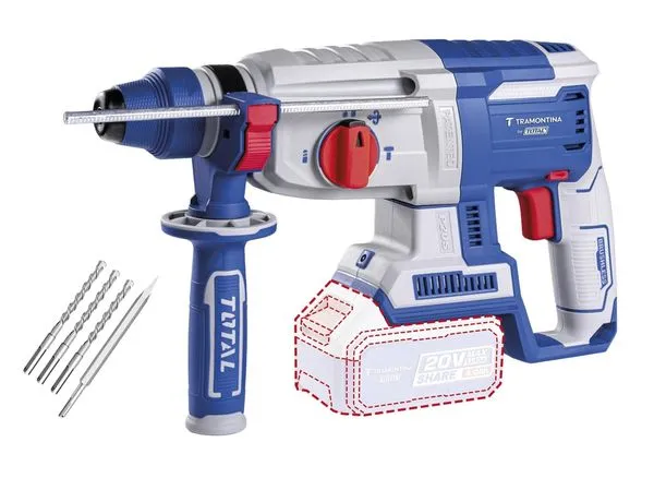 Martelete Perfurador Rompedor 20V SDS-Plus com Brocas