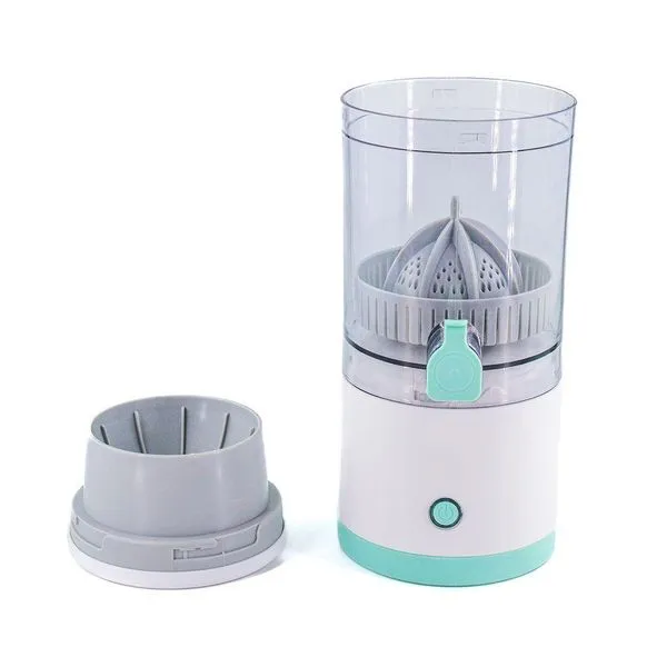 Espremedor Extrator Suco Laranja Limão Frutas Portatil Usb verde