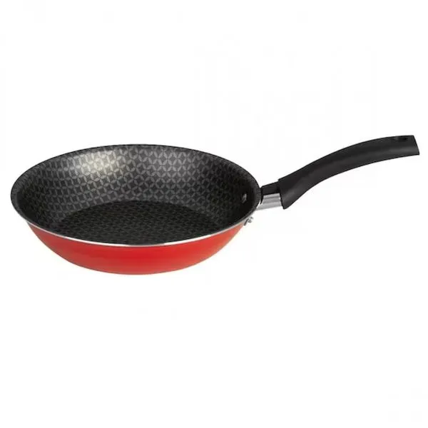Frigideira Essencial Multiflon Com Antiaderente de Alumínio 18cm Vermelho