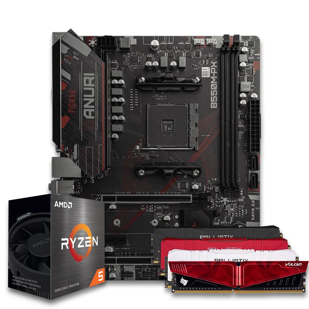 Pichau Kit Upgrade Ryzen 5 5500 B550M 16GB DDR4