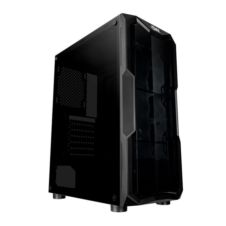 Gabinete Aigo Aquarius Preto Lateral Acrílico