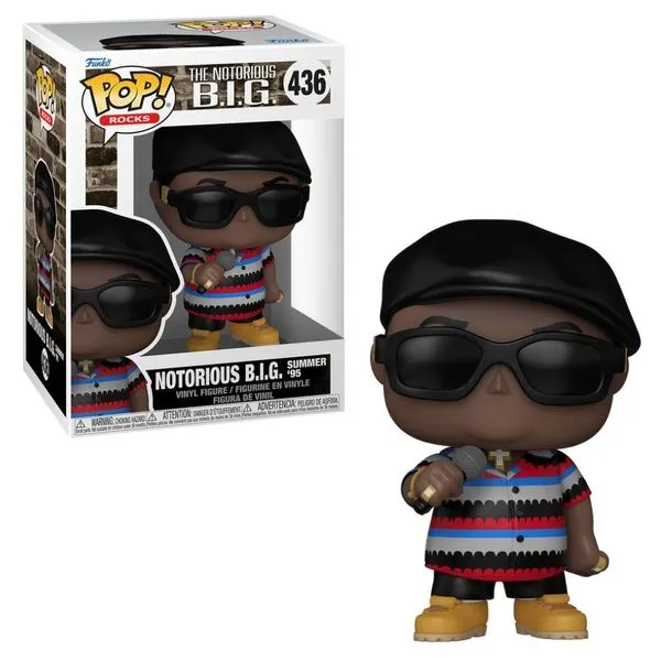 Boneco Funko POP! - Rocks - Notorious B.I.G - Summer 95 - Candide