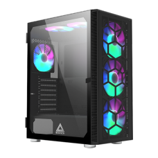 Gabinete Montech X3 Glass Mid Tower 6 Fans